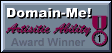 Artistic Ability Award from Domain-Me.com