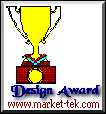 3 Star Design Award from Market-Tek.